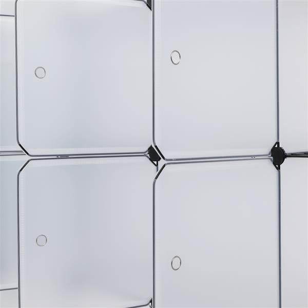 MLNshops 16-Cube Bookshelf Organizer for Stylish Storage