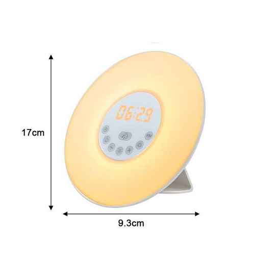 Touch Sensor Digital Alarm Clock Sunrise Sunset Simulator- USB Powered