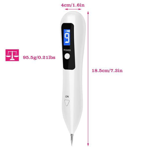 2 PCS Top-Rated Skin Tag Repair Kit - Portable, User-Friendly, USB Charging with Adjustable LCD & 12 Replaceable Needles