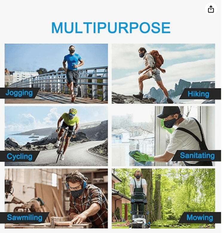 Collage of people engaging in various activities with text labels on a white background.