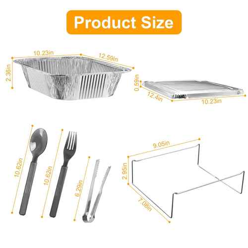 MLNshops 36 Piece Chafing Dish Kit for Easy Serving