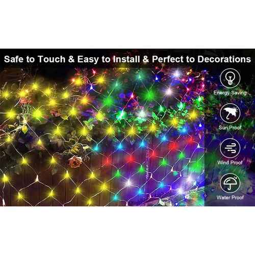 mlnshops 360 LED Decorative Lights Mesh Net for Christmas