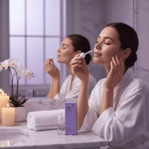 MLNshops Calming Nighttime Facial Serum with Aloe
