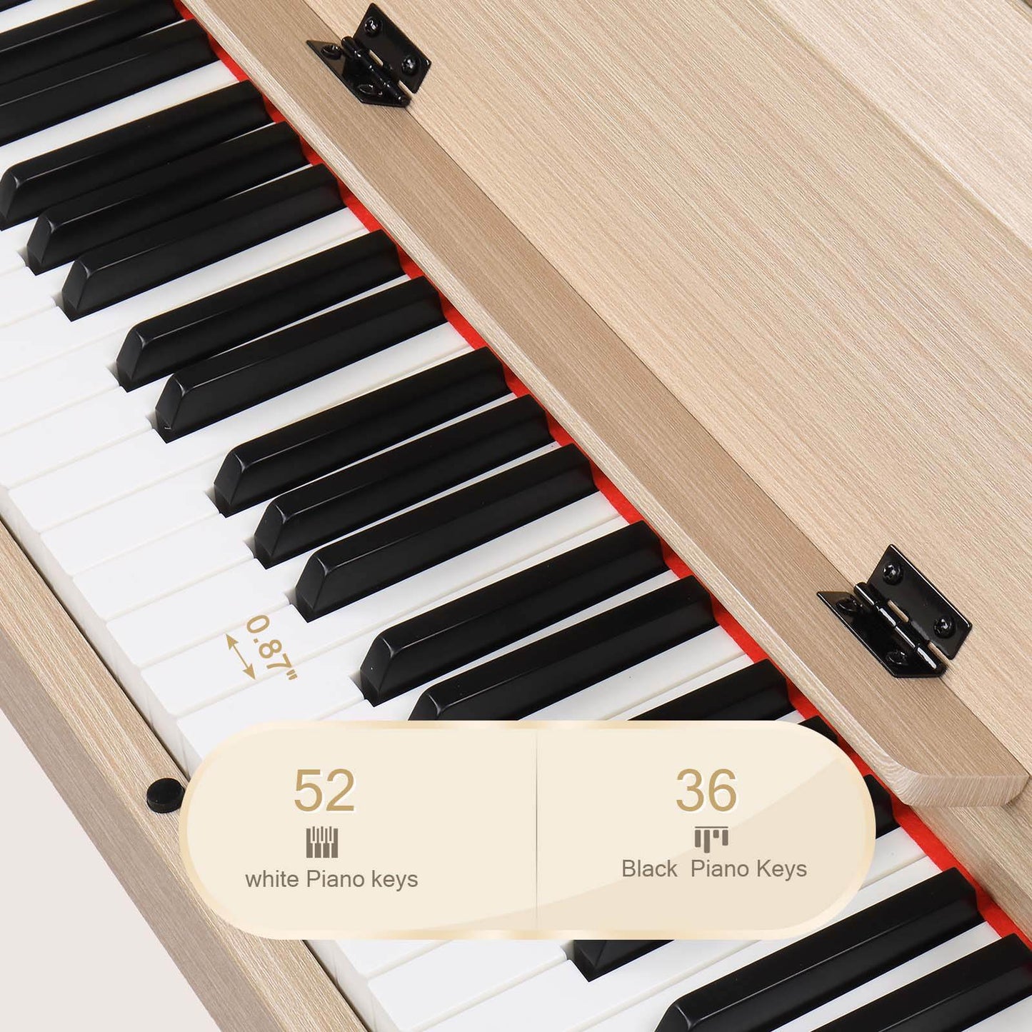 88-Key Digital Piano with Stand - Modern Design - MLNshops