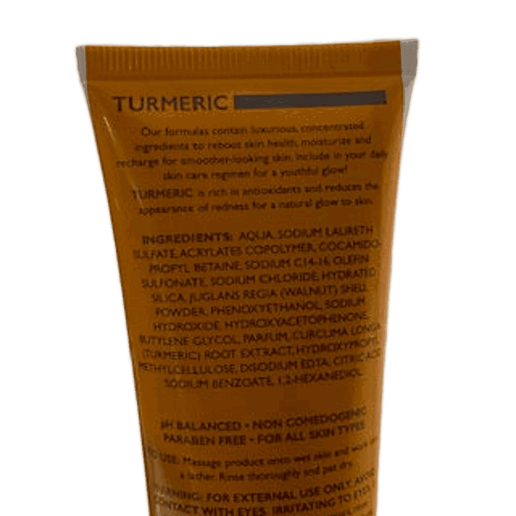 Global beauty Care Turmeric Exfoliating Facial Scrub. (pack of 2)
