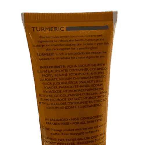 Global beauty Care Turmeric Exfoliating Facial Scrub. (pack of 2)