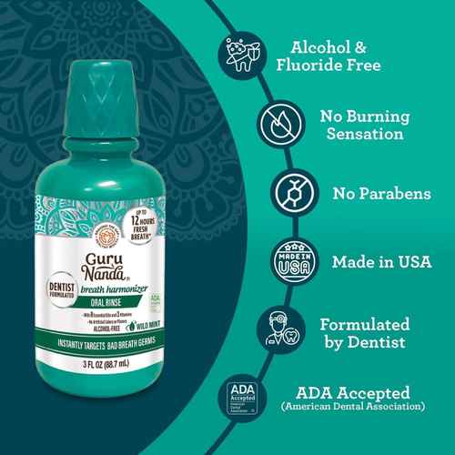 GuruNanda Breath Harmonizer Oral Rinse 5- pack