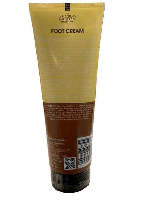 Botanical Foot Cream with Coconut & Tea Tree for Soft, Skin