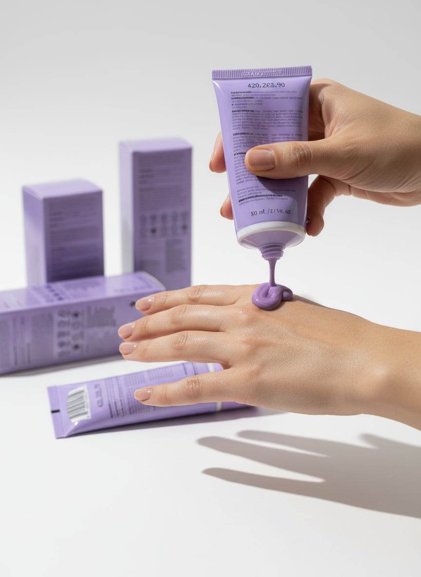 Global Beauty Care Calming Nighttime Cleanser, Serum, Cream and Eye Cream kits