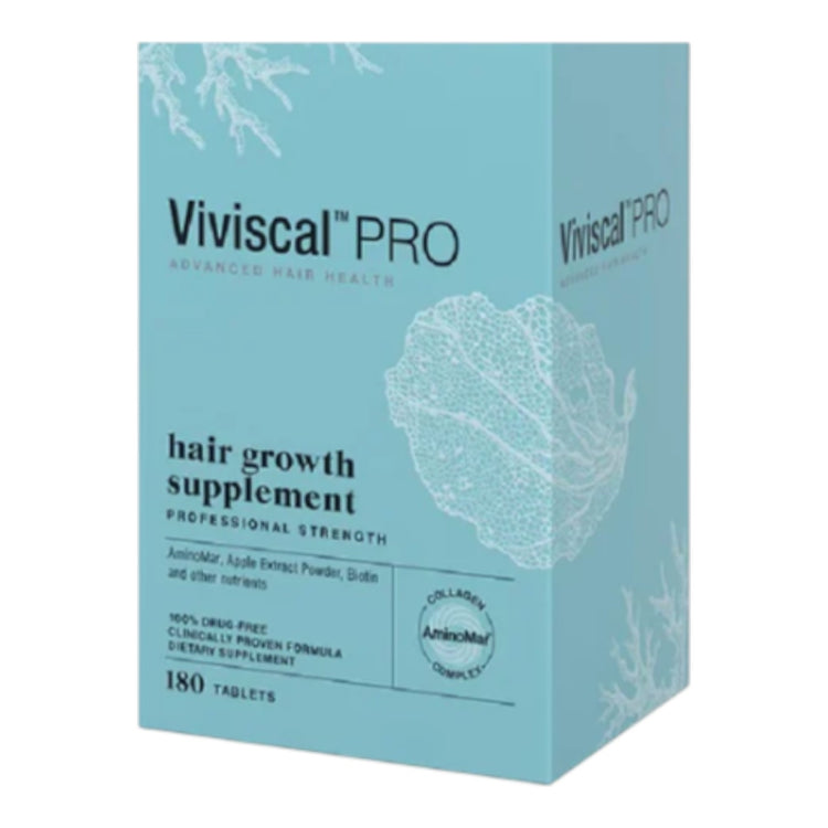 Viviscal Pro hair growth supplement box on a white background