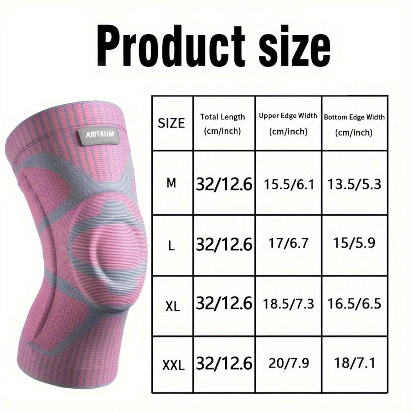 mlnshops Knee Support with Patella Gel Pad - Durable Brace - MLNshops