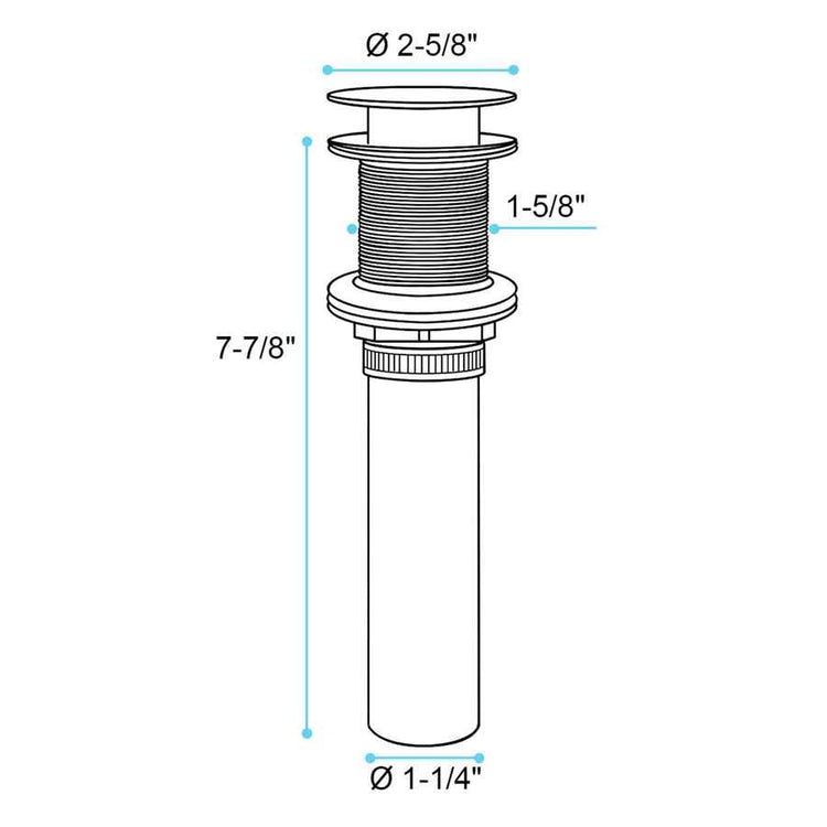 MLNshops Bathroom Sink Drain Stopper - Durable Metal