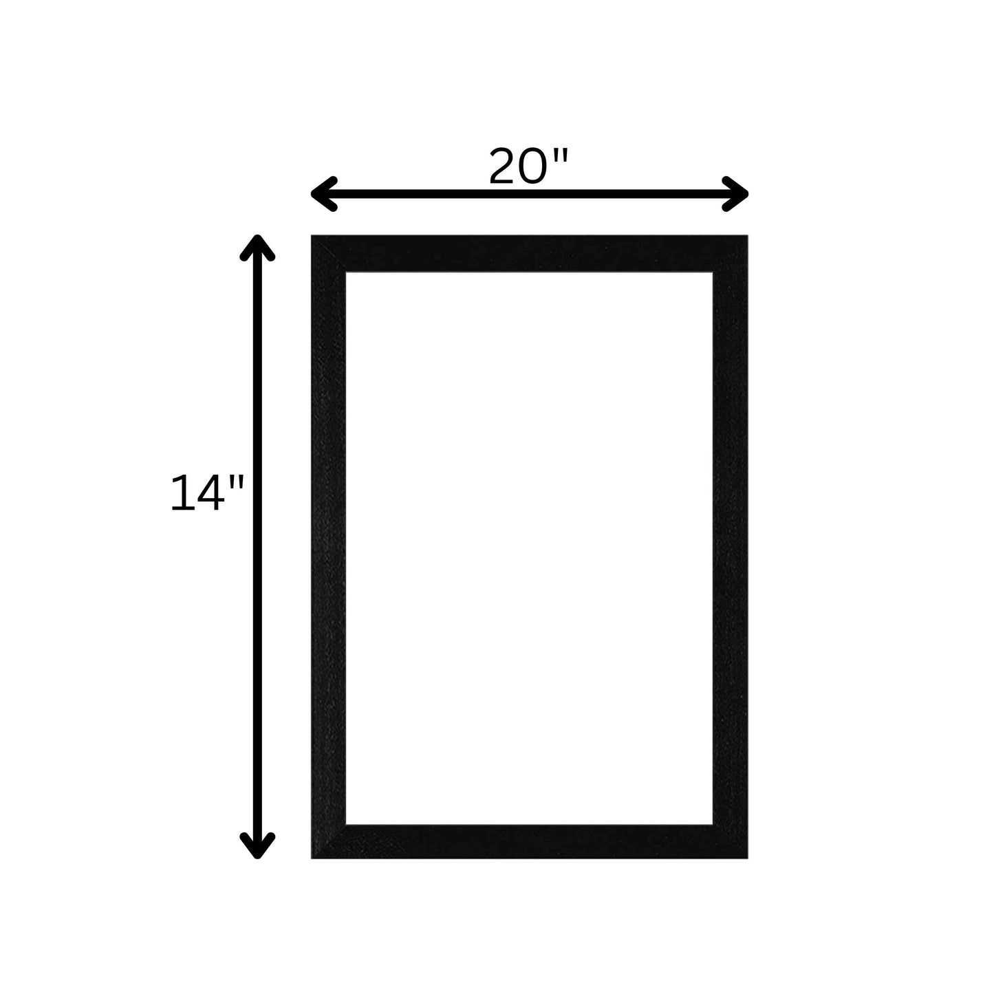 MLNshops Black Frame Music Print for Home Decor - MLNshops