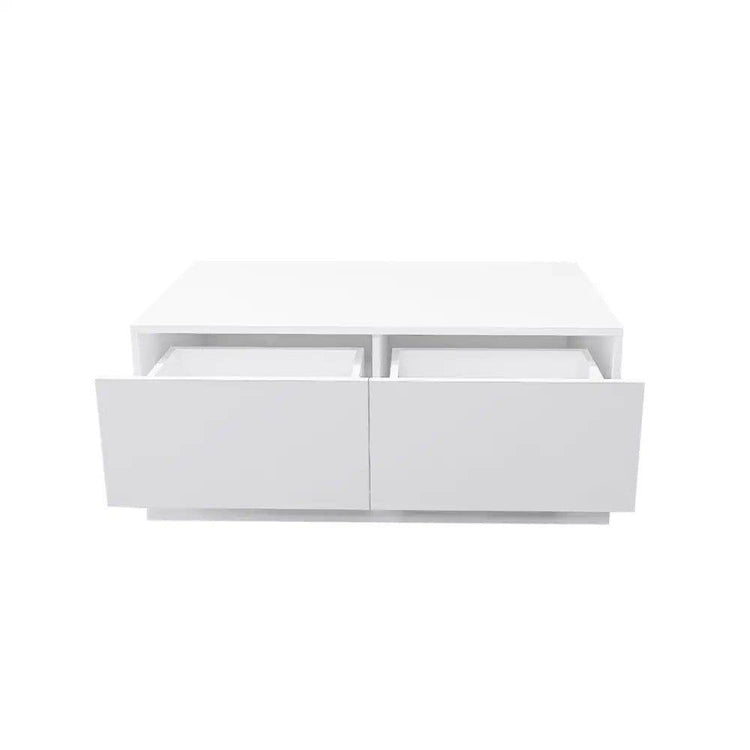 MLNshops Bluetooth Controlled Coffee Table with LED Lights