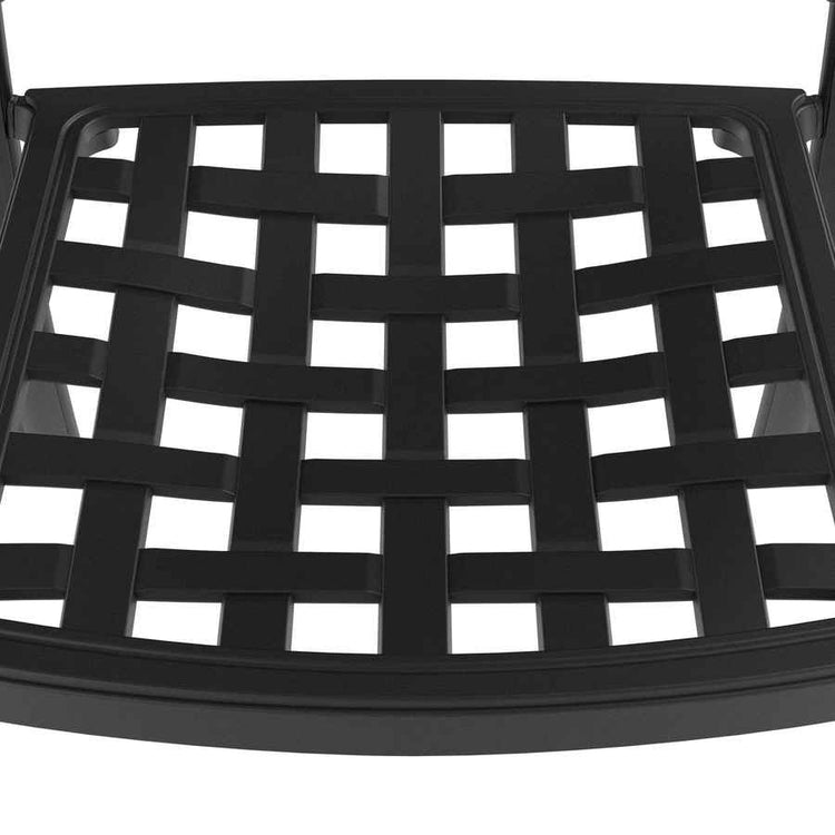 MLNshops Cast Aluminum Patio Chairs with Cushions