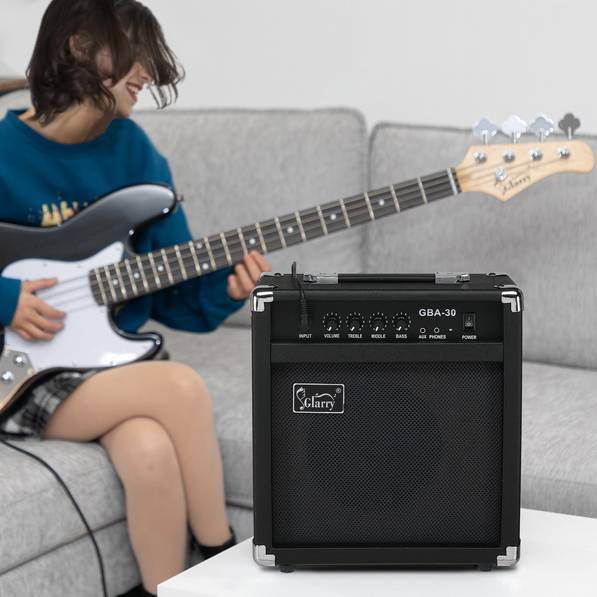 mlnshops GBA-30 Bass Amp - Electric Bass Amplifier