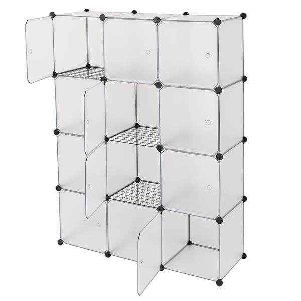 MLNshops Closet Storage Solutions: Clear Storage Shelf
