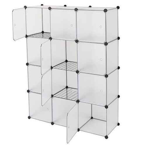 MLNshops Closet Storage Solutions: Clear Storage Shelf