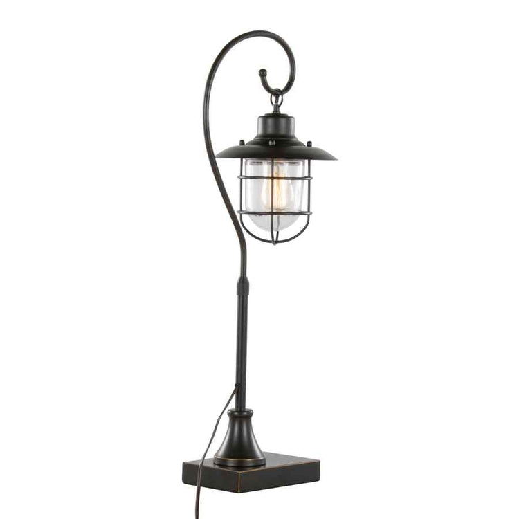 MLNshops Contemporary Metal Task Lamp Set - LED Table Lamps