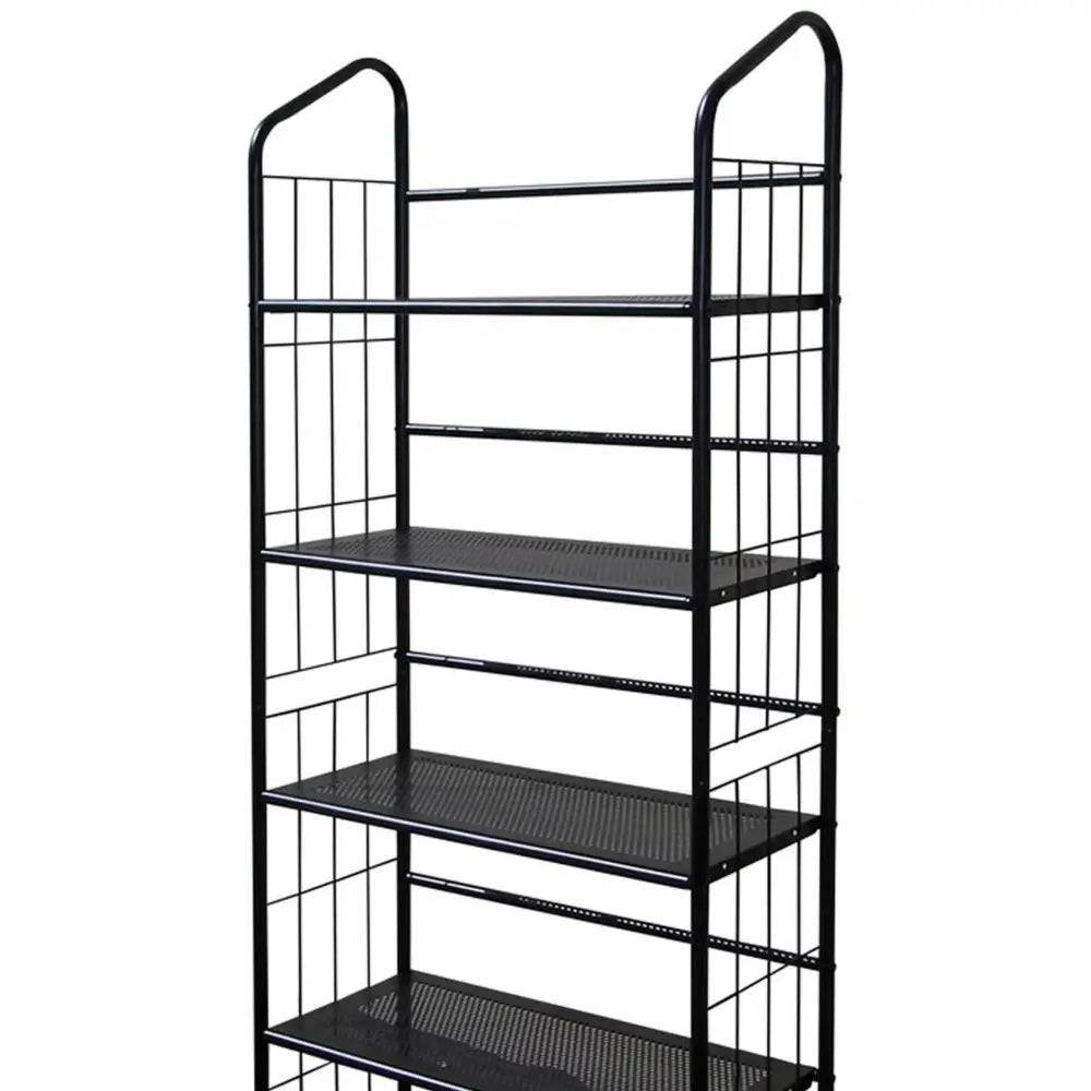 MLNshops Corner Metal Bookcase - Stylish Storage Solution