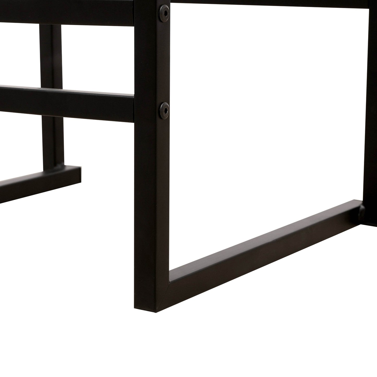 MLNshops Counter Height Bar Stools Set of 2 with Wood Seat