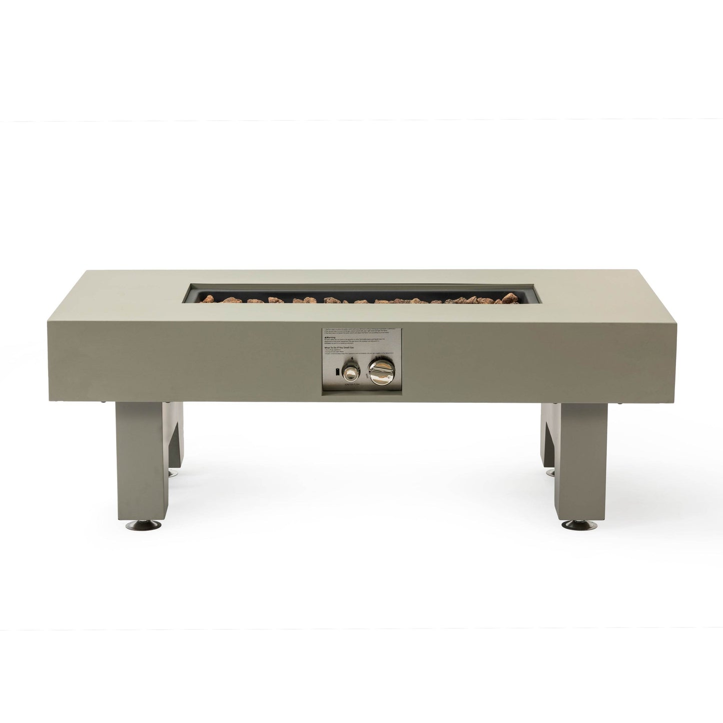 MLNshops 42 Inch Iron Fire Pit Table for Outdoor Heating