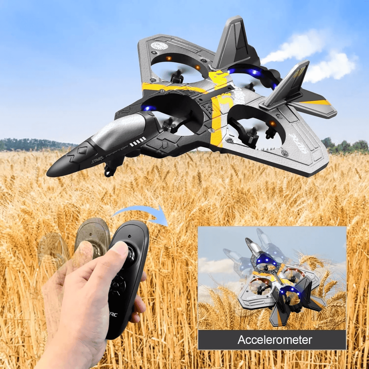4DRC V17 Remote Foam RC Airplanes for Kids - Fun Flight - MLNshops