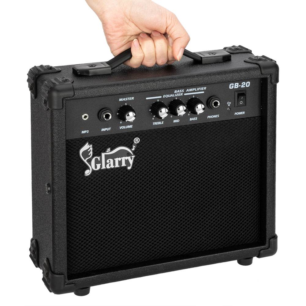 mlnshops Glarry Electric Bass Amplifier 20W with EQ - MLNshops