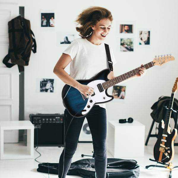 mlnshops full size electric guitar for beginners starter kit