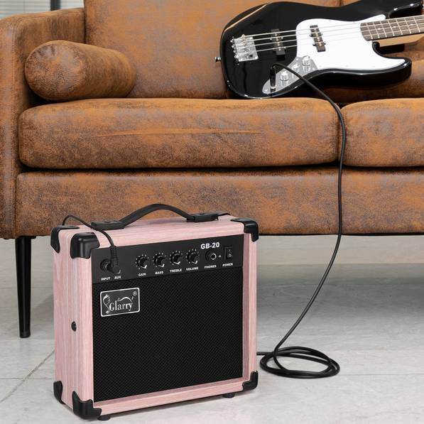 Glarry GB-20 Natural Amplifier Electric Bass Guitar Amp
