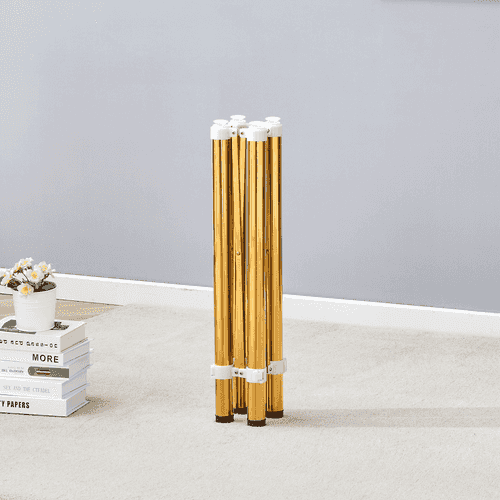 MLNshops Golden Stainless Steel Folding Table Frame