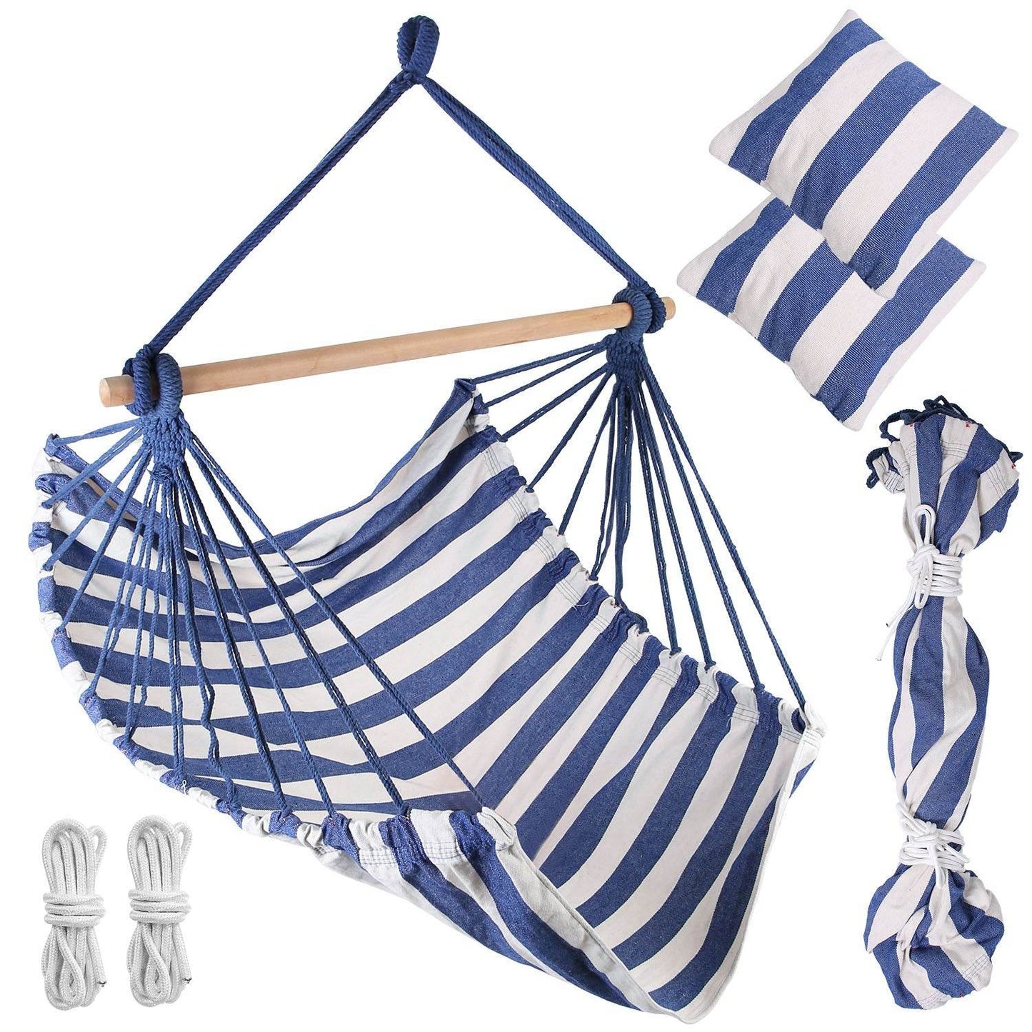 MLNshops Cozy Hammock Chair with Pillows for Relaxation - MLNshops