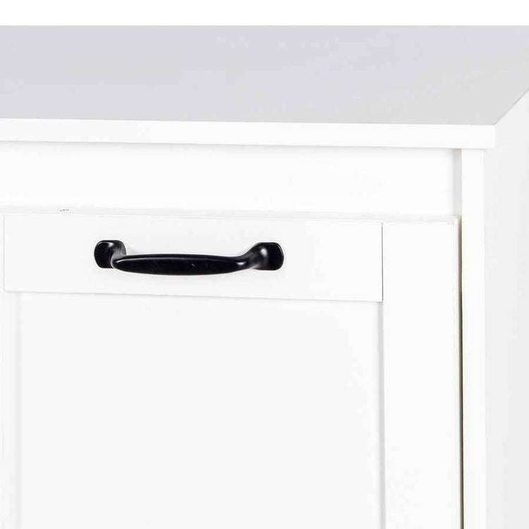 MLNshops Home Laundry Cabinet Organizer with Dual Hampers
