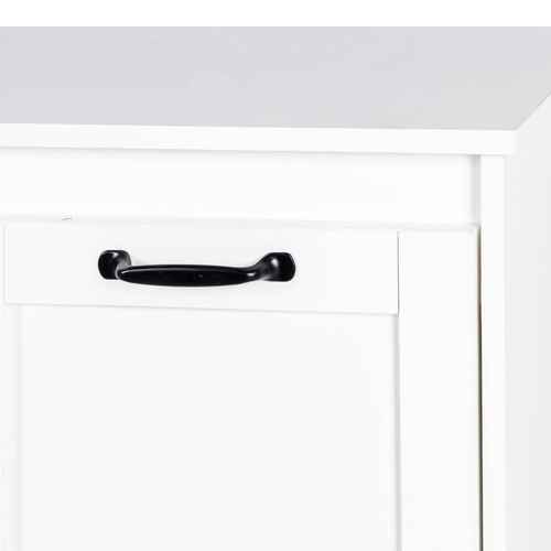 MLNshops Home Laundry Cabinet Organizer with Dual Hampers
