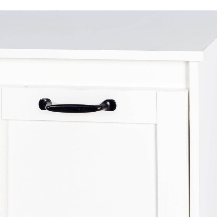 MLNshops Home Laundry Cabinet Organizer with Dual Hampers