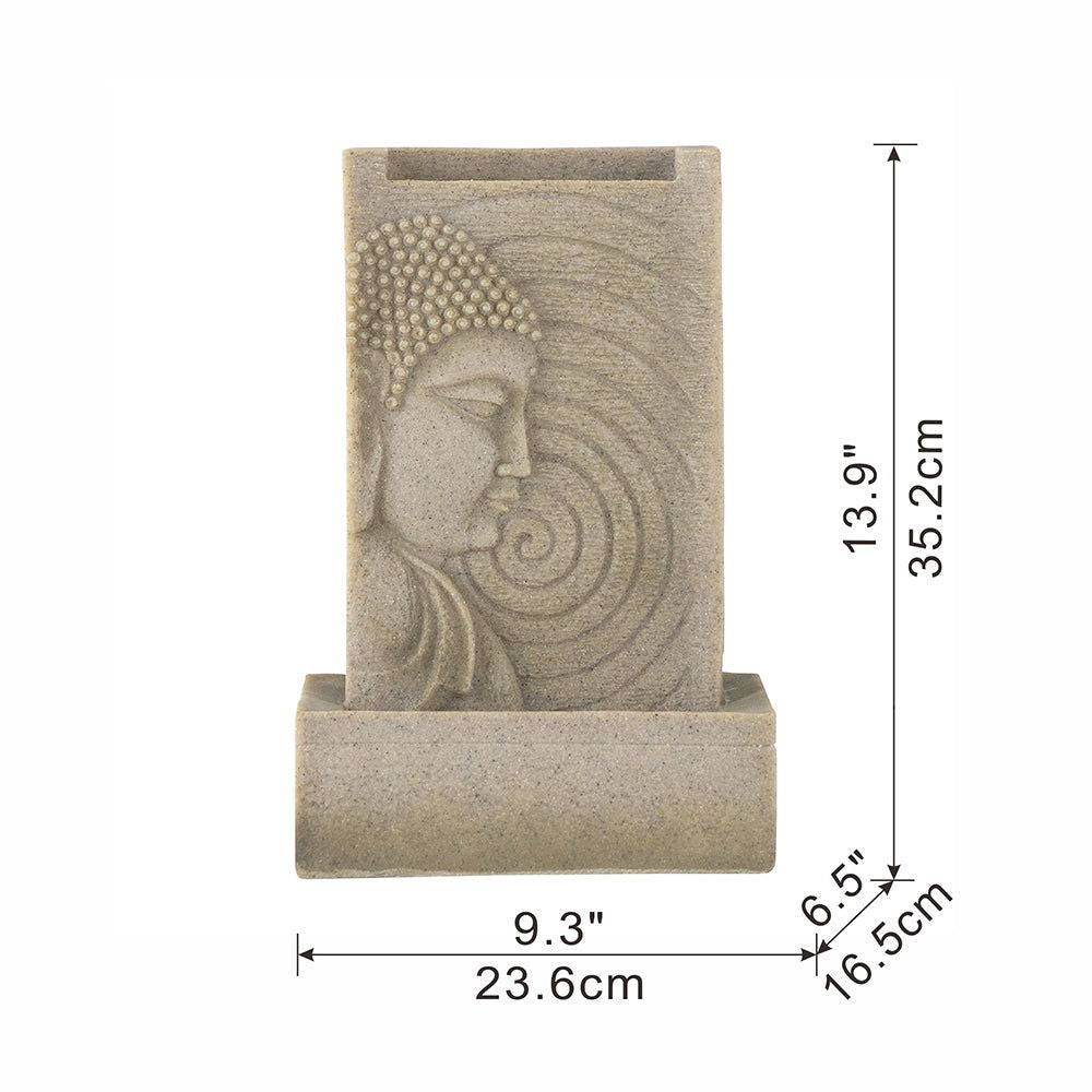 MLNshops Indoor Buddha Water Fountain for Tranquil Spaces - MLNshops