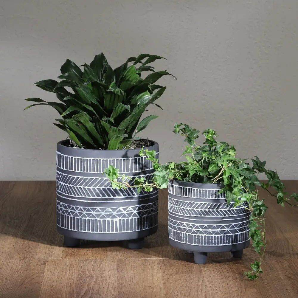 MLNshops Footed Planter Stand for Indoor Outdoor Plant Pots