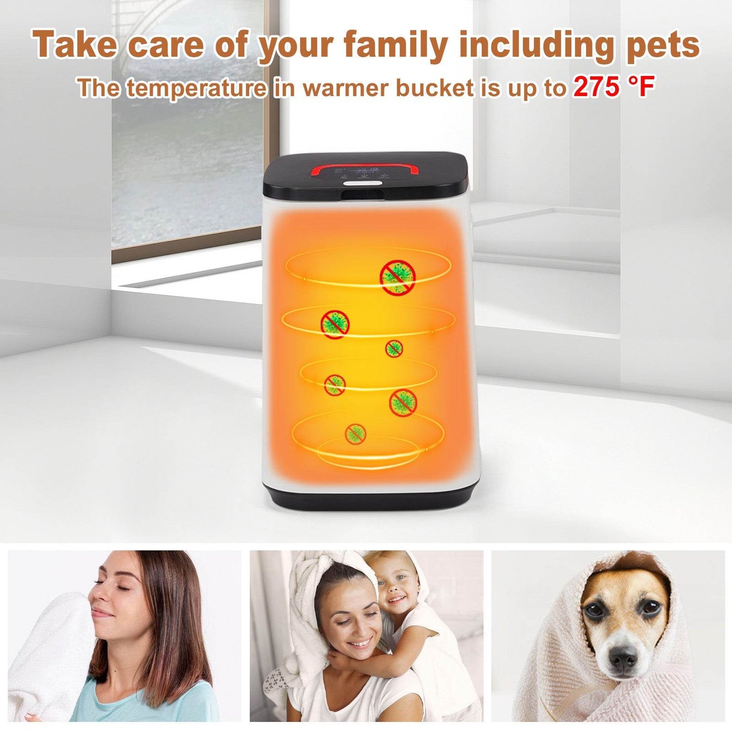 MLNshops Luxury Towel Warmer 22L - Heated Towel Storage