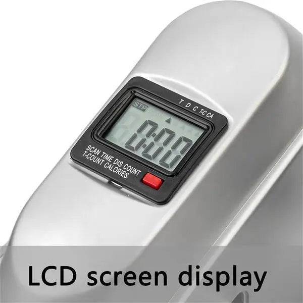 W002K Home Use Hands and Feet Trainer Mini Exercise Bike Silver