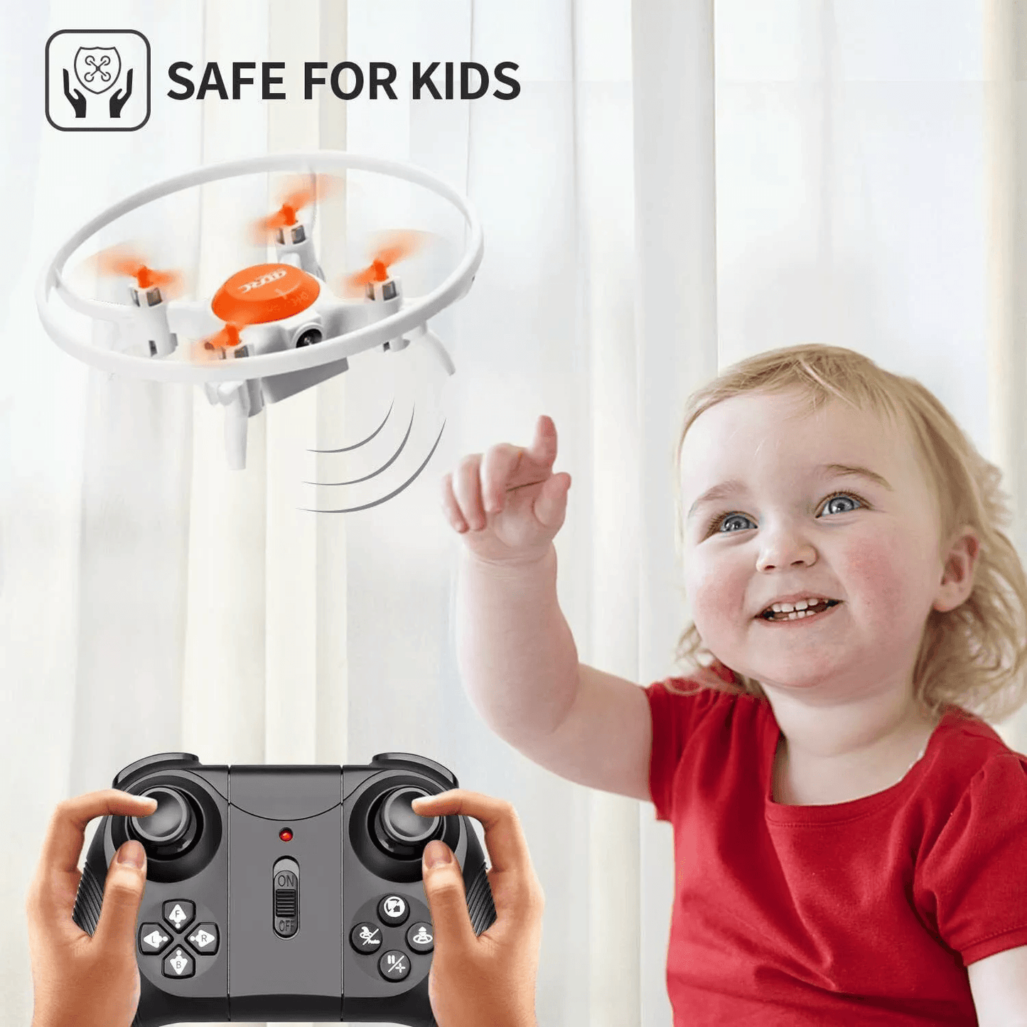 MLNshops mini RC Drone for Kids - Easy Control & Fun - MLNshops