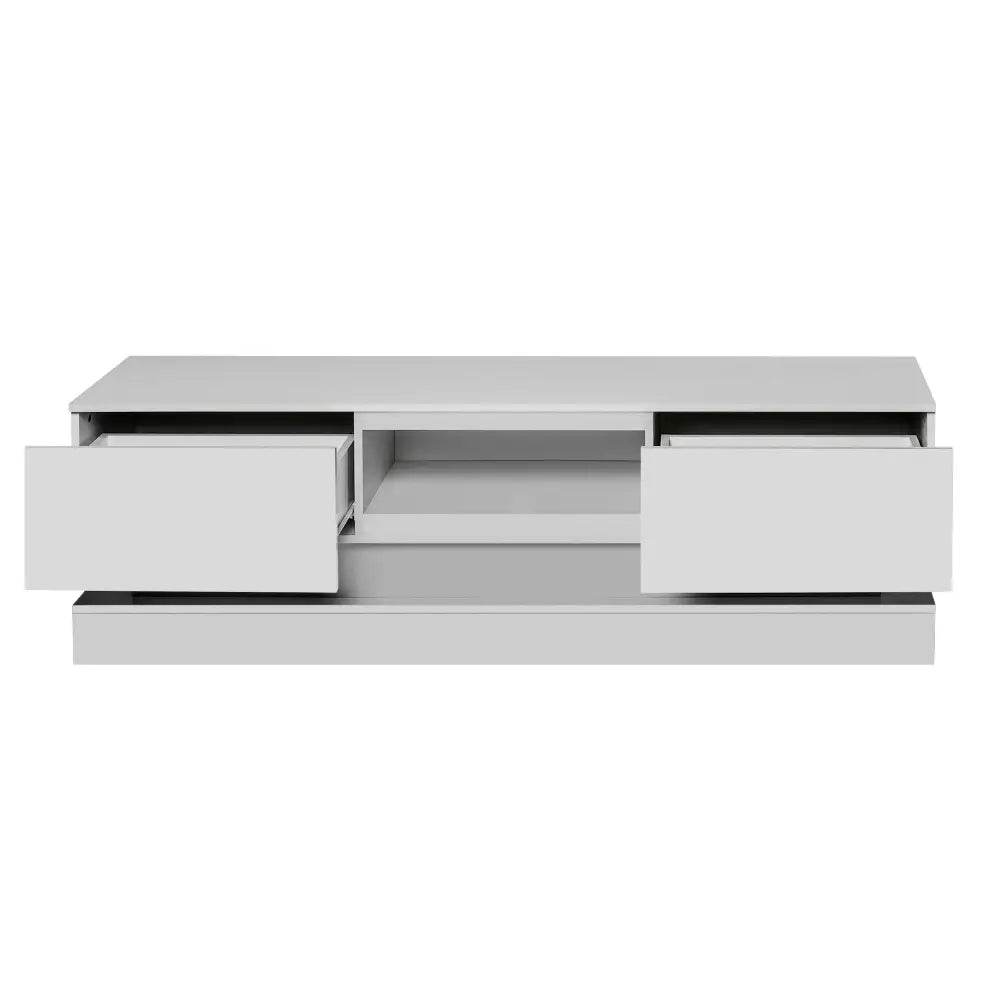 MLNshops Modern TV Stand with LED Light for Elegance - MLNshops