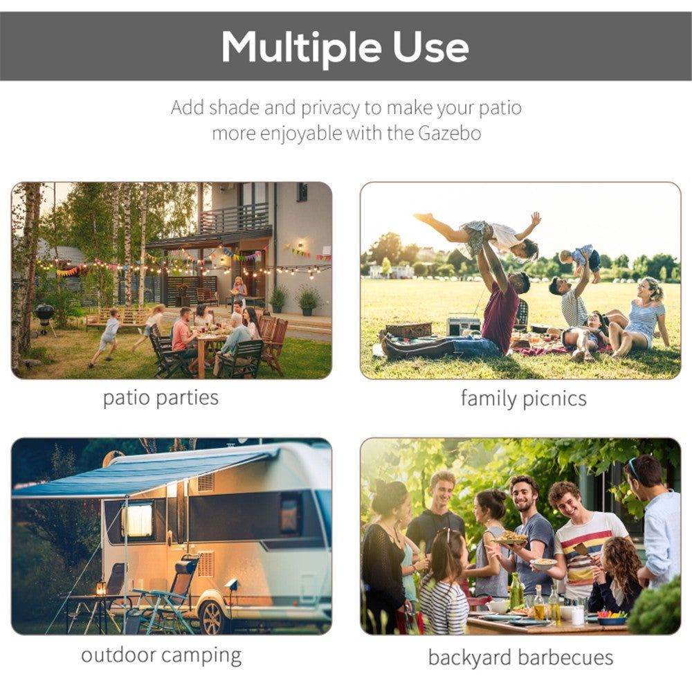 mlnshops Patio Sunshade Shelter for Outdoor Heating - MLNshops