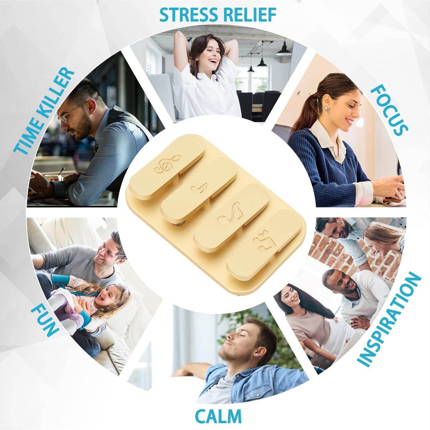 mlnshops Piano Keys Fidget Toy for Adults