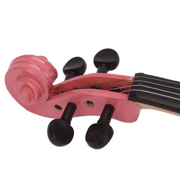 mlnshops Pink Violin for Kids and Teens Acoustic Set