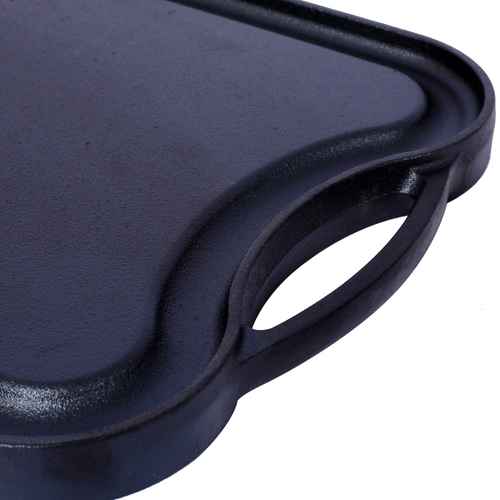 MLNshops Pre-Seasoned Cast Iron Grill Griddle BBQ