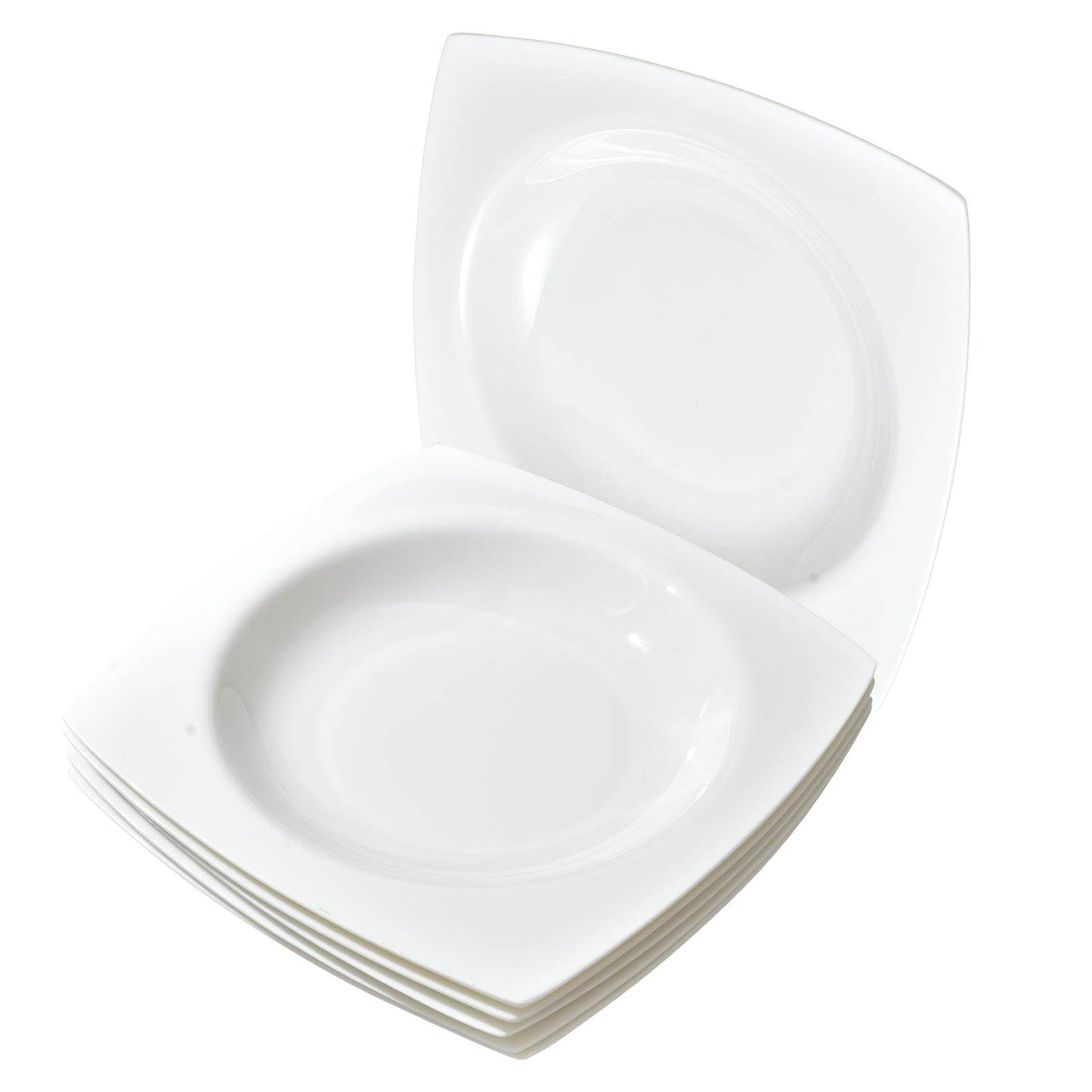 MLNshops Salad Plate Set for Six - Elegant Serving Plates