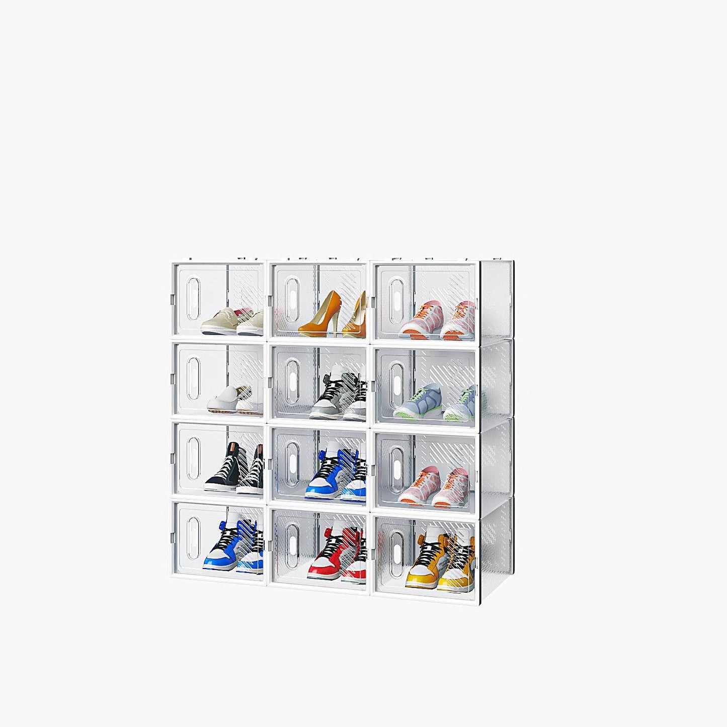 mlnshops 12 Piece Shoe Box Set Organizer for Home