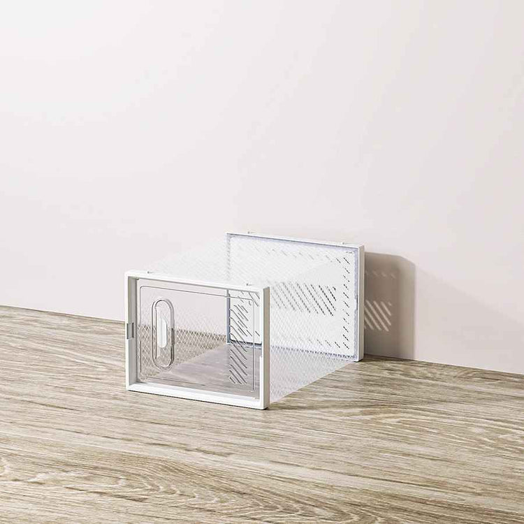 mlnshops Stackable Shoe Storage Boxes Organizer Rack