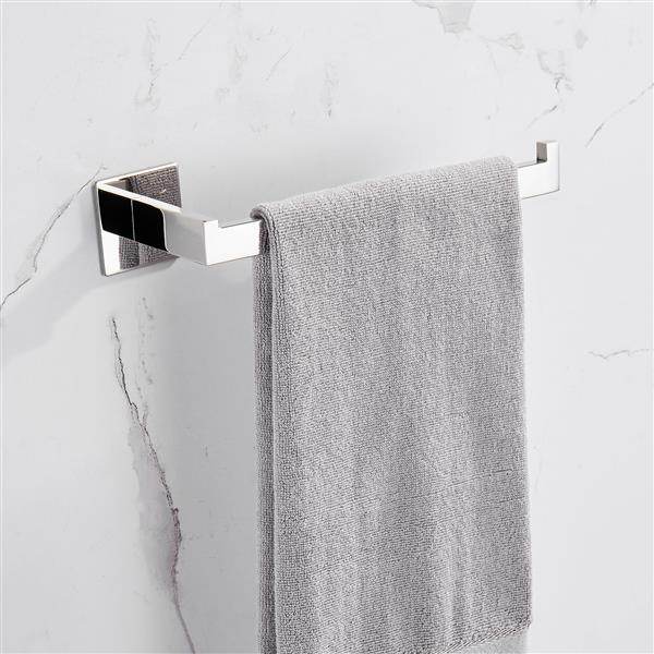 MLNshops Bathroom Towel Rack Set with Strong Adhesive Toilet Paper Holder