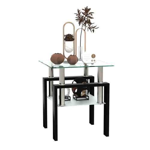 MLNshops Tempered Glass Coffee Table for Modern Living
